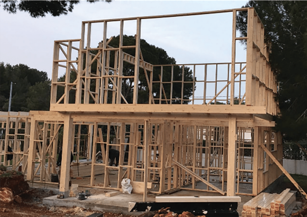 Wood framing home - Exclusiva construcción de viviendas en Galicia - Contacto Construcción Sostenible en Galicia - Construcción sostenible con madera