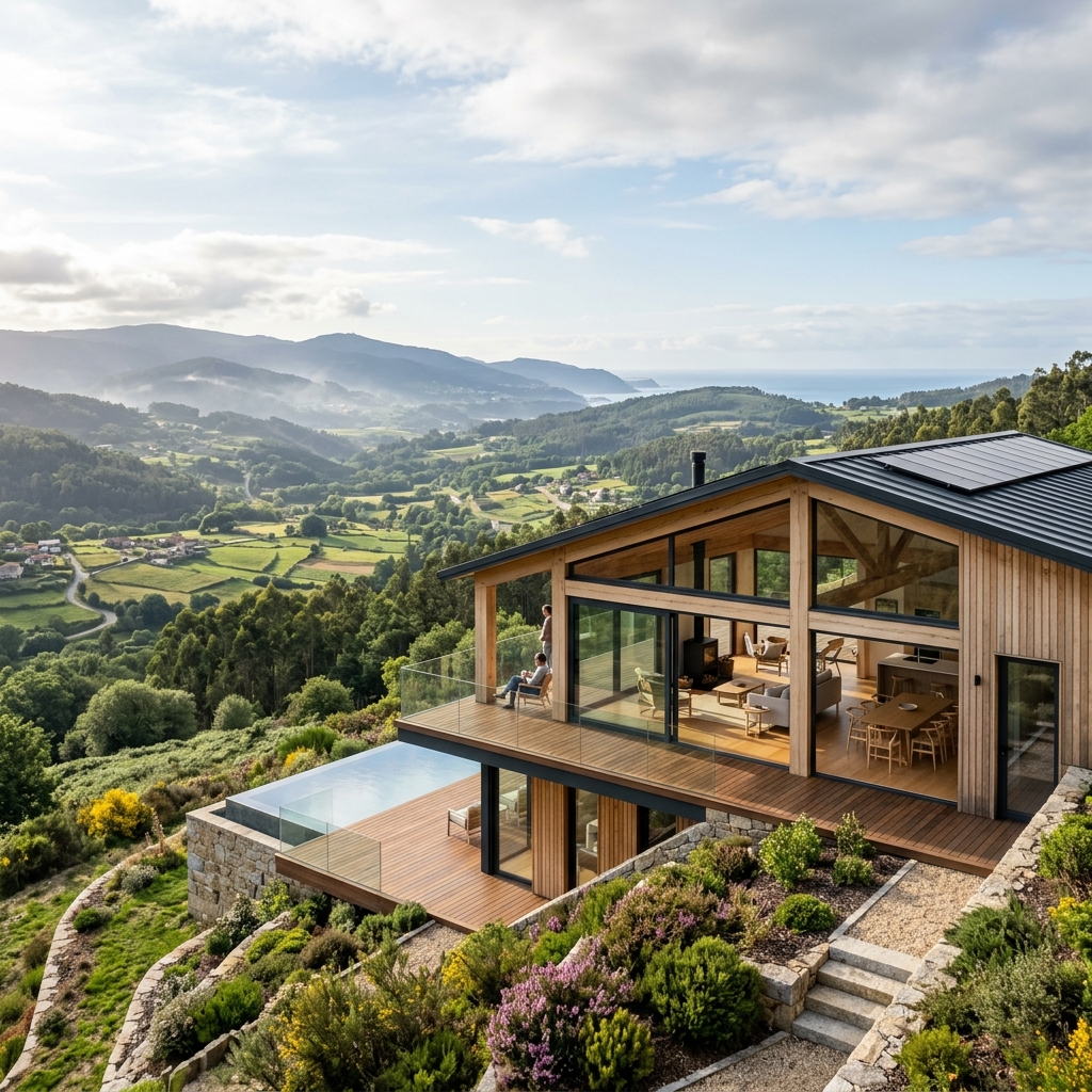 wood framing galicia wood framing en galicia - Vivienda residencial eficiente de entramado ligero
